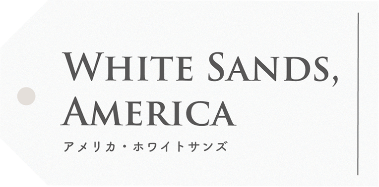 WHITE SANDS, AMERICA