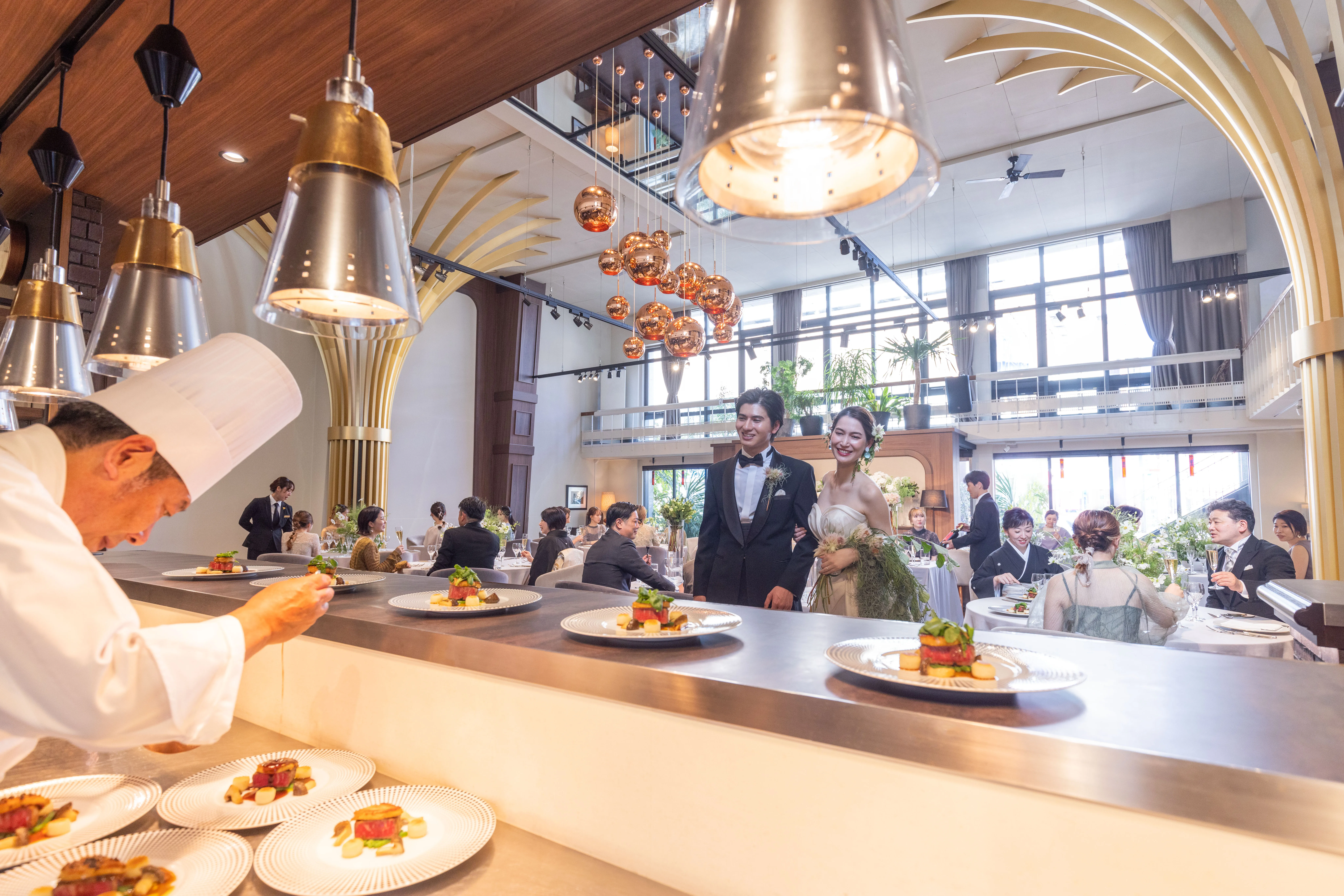 オープンキッチンからフレンチ