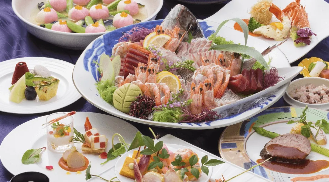 新鮮なお魚料理