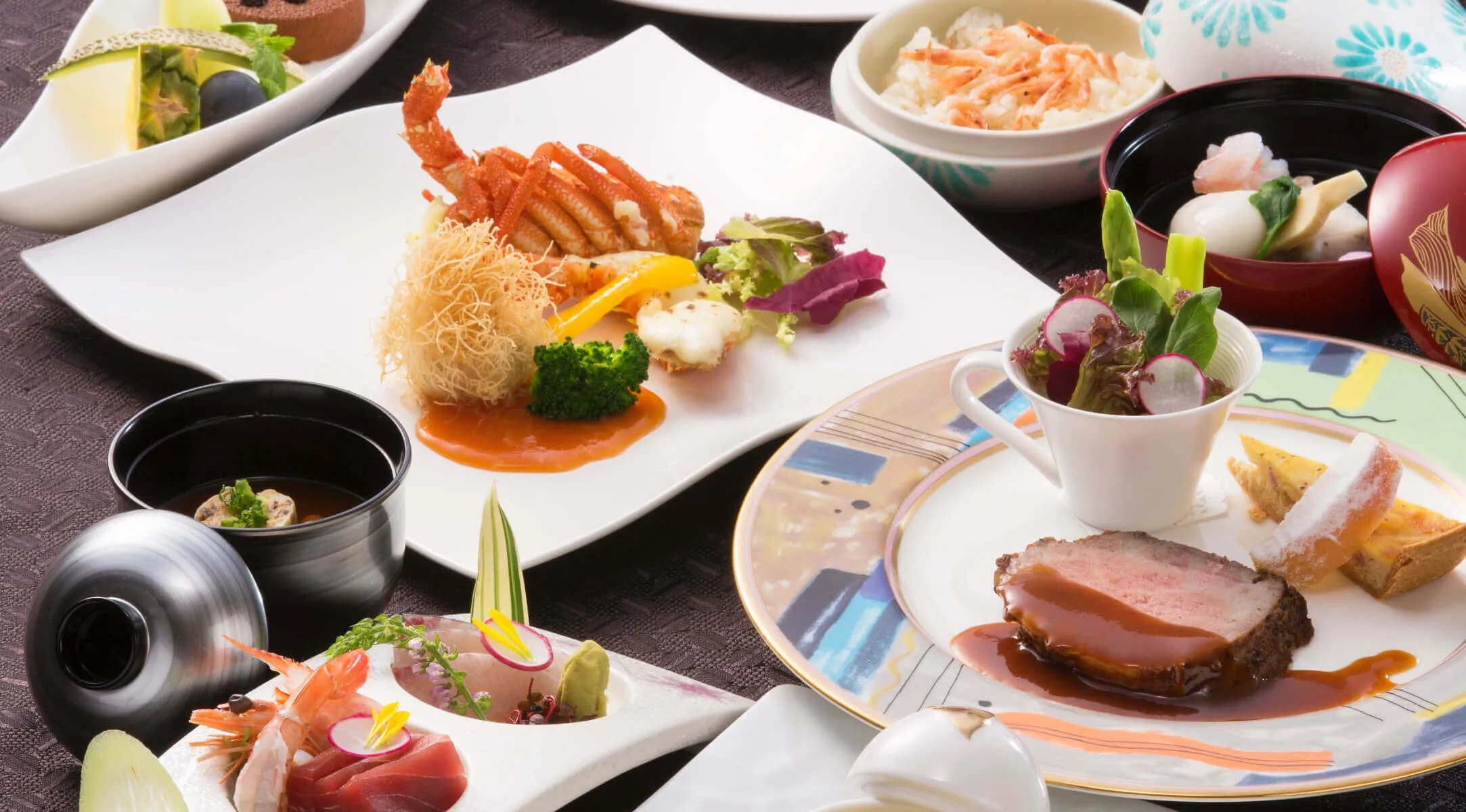 和洋折衷なコース料理