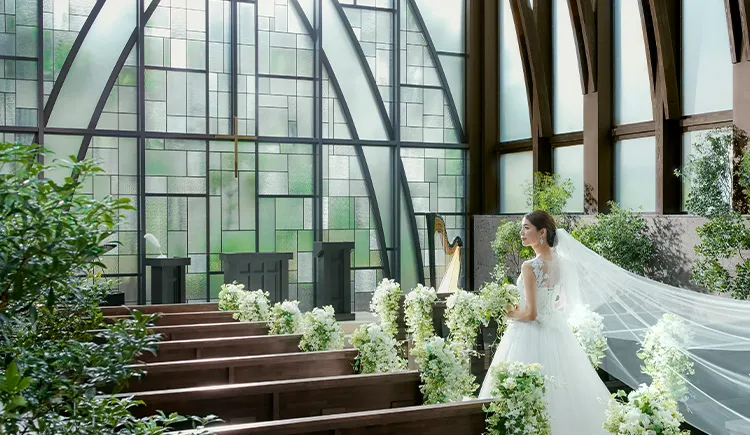 公式】チャペル｜オリエンタル京都朱雀邸｜京都の和モダン結婚式場