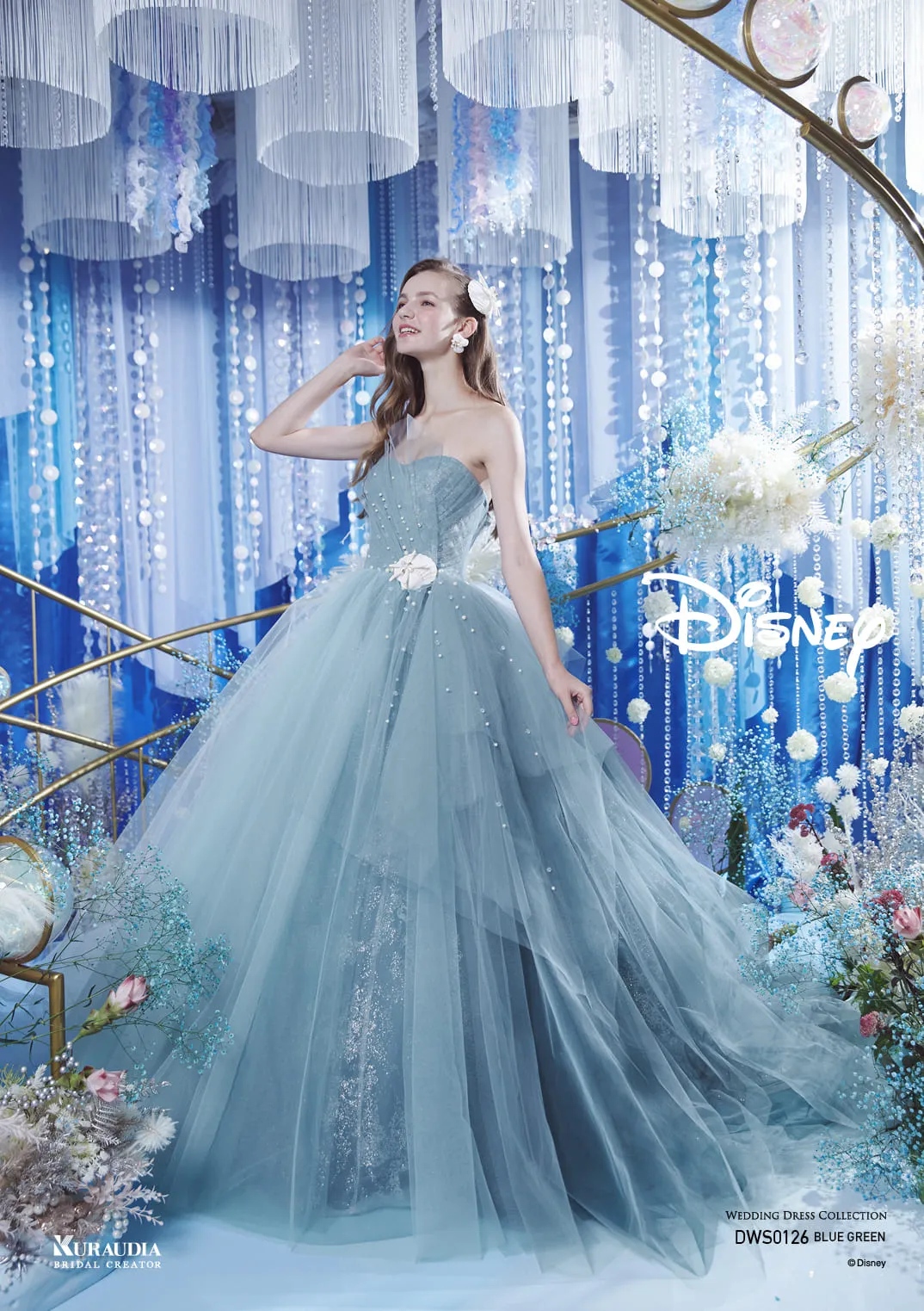 新品未使用タグ付き ディズニー公式 ラプンツエル ウェディングドレス ワンピース ディズニーウェディングドレスコレクション 10thコレクション