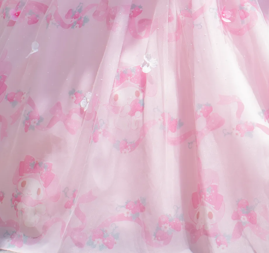 マイメロディプリントスカートの拡大写真