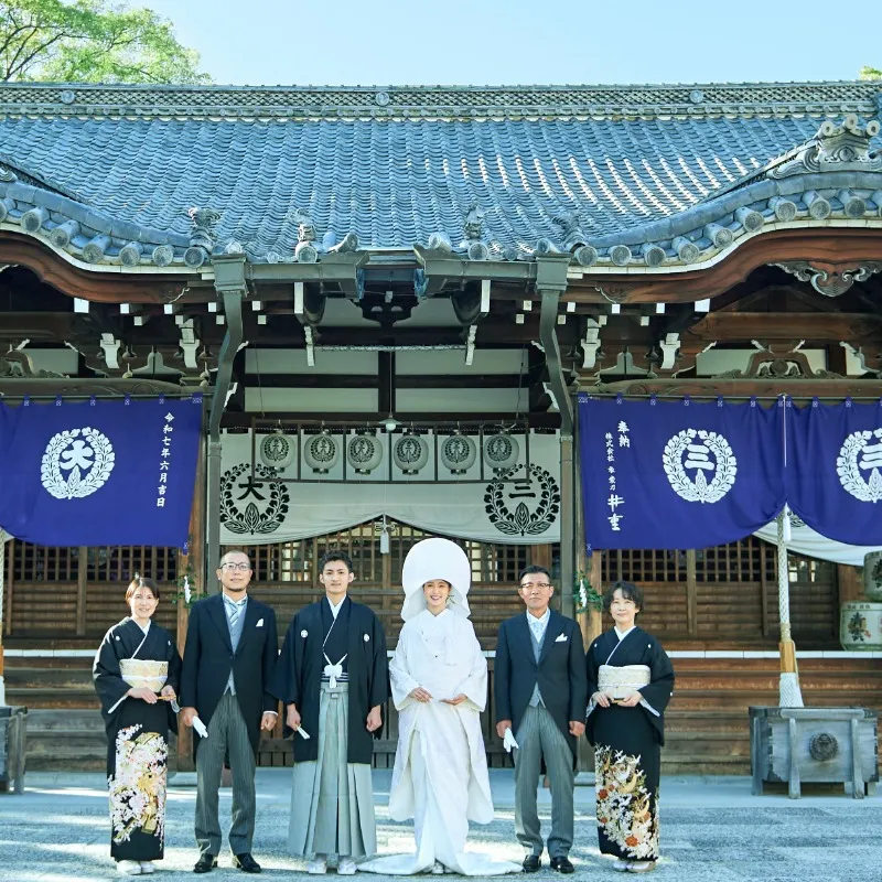 三重県桑名市の神社で和装神前式・神社結婚式春日神社